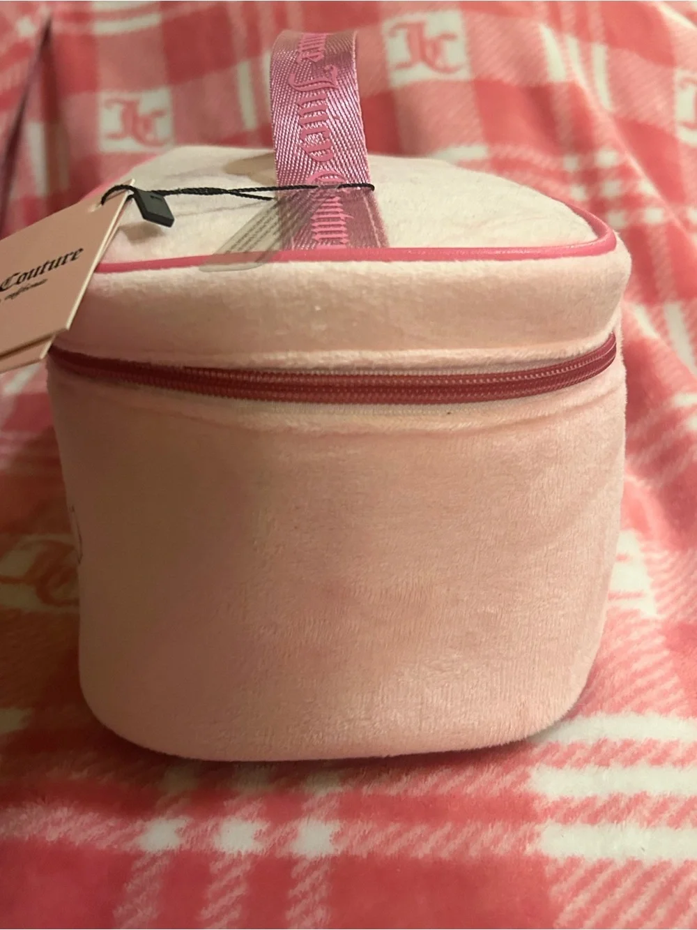 Juicy Couture Pink Plush 'I ♥ Juicy' Cosmetic Case. Brand New With Tags❤️